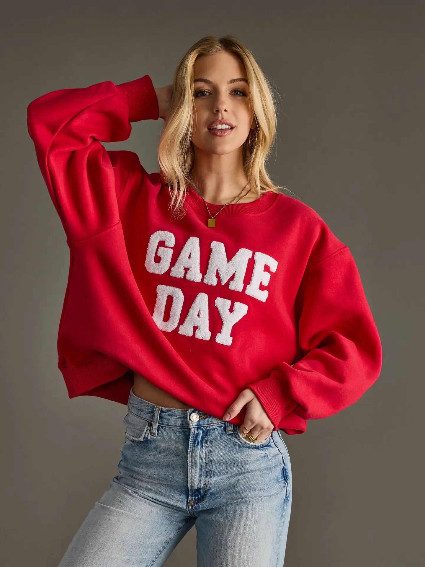 Red Game Day Sweatshirt