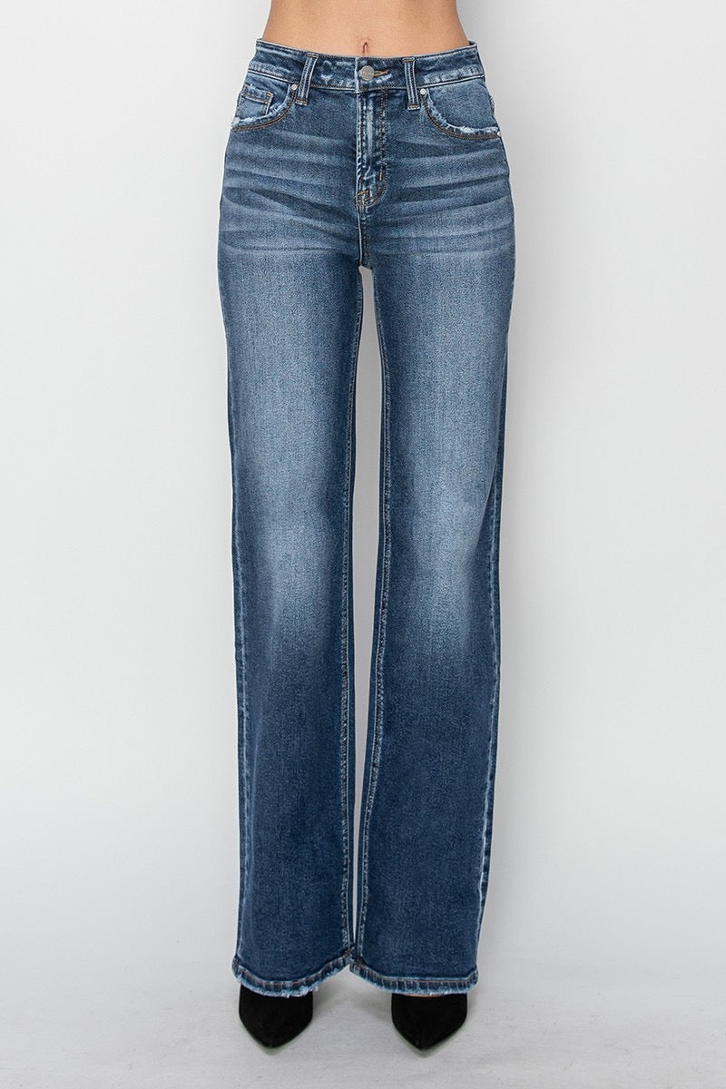 High Rise Straight Jeans by Risen Jeans