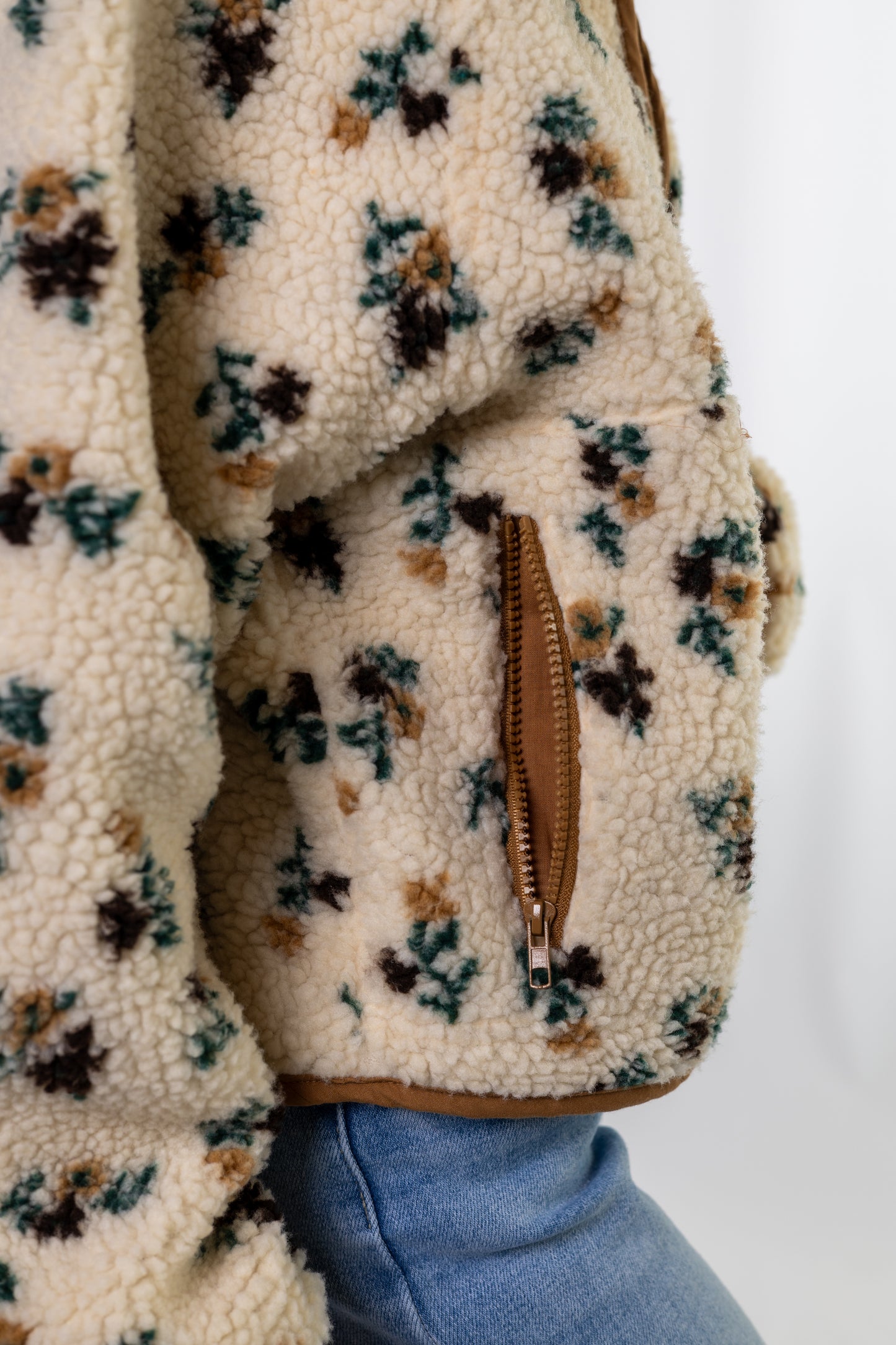 Autumn Floral Fleece Jacket