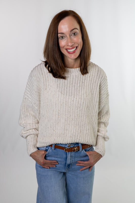 Coco Speckle Chunky Knitted Sweater