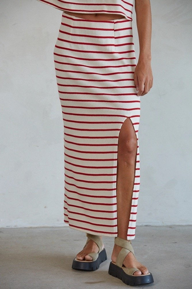 Gabe Striped Skirt