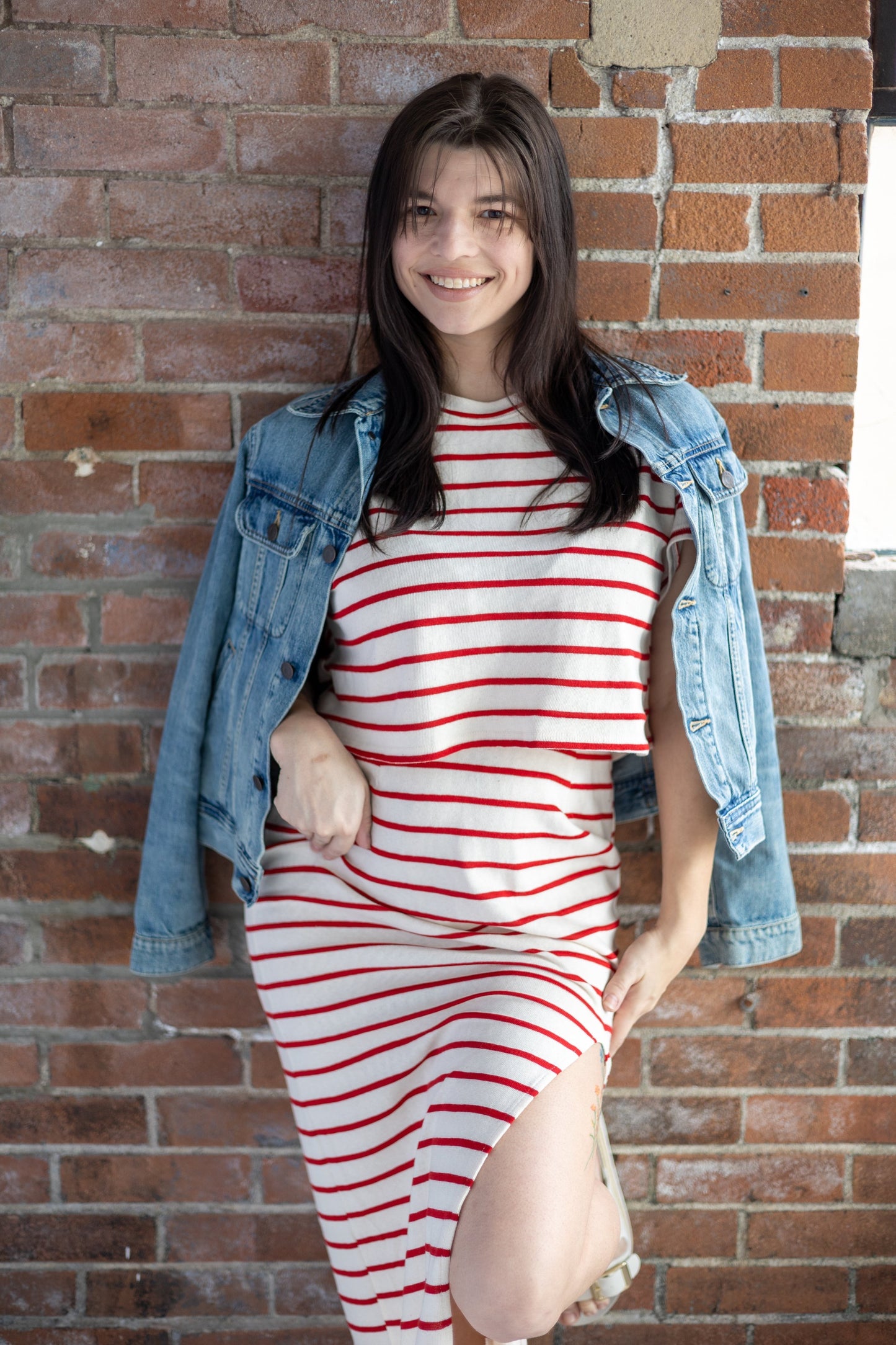 Gabe Striped Skirt