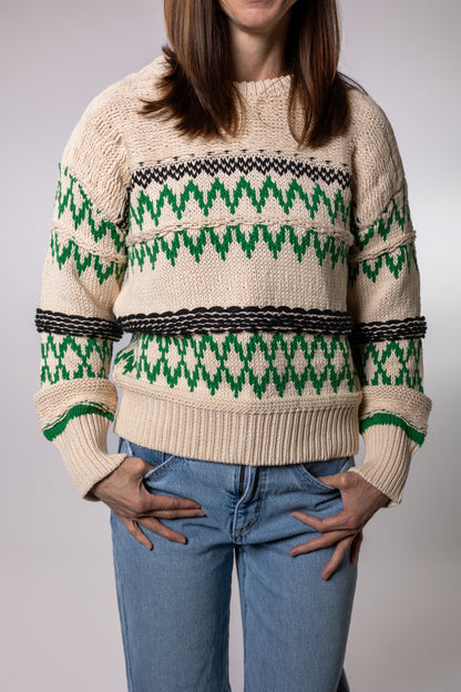 Chunky Aztec Sweater