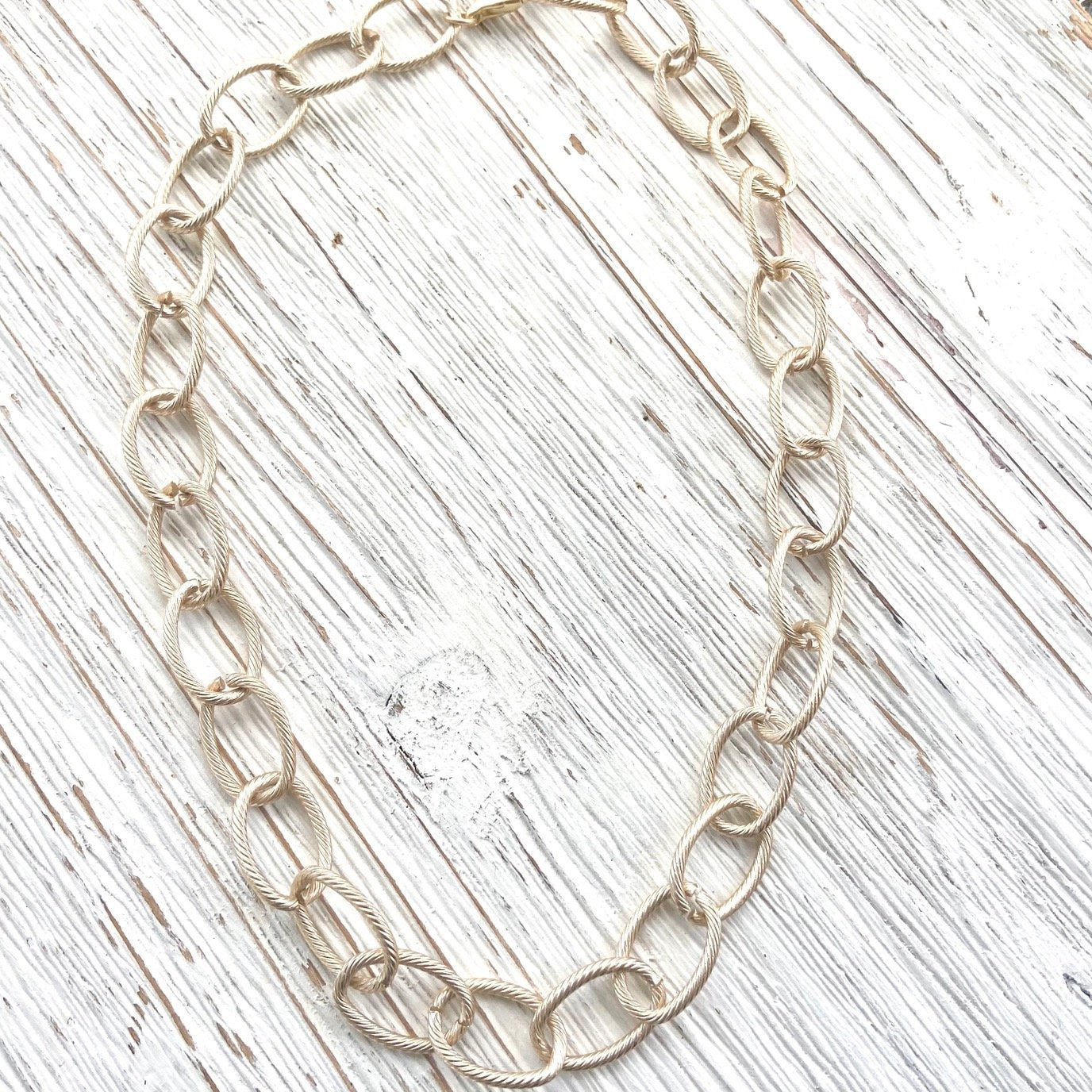 Matt Gold Chain Chunky Chain Matte Gold Necklace – Salt and Lavender Clothing