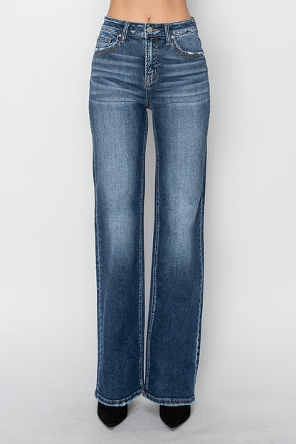 High Rise Straight Jeans by Risen Jeans