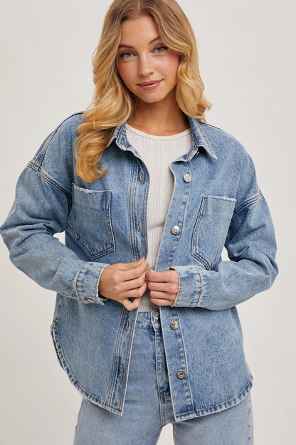 Medium Wash Denim Jacket